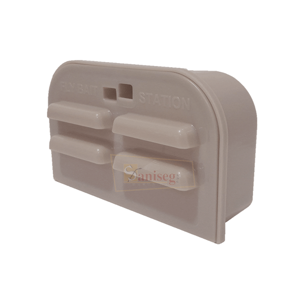 caja cebadera para moscas