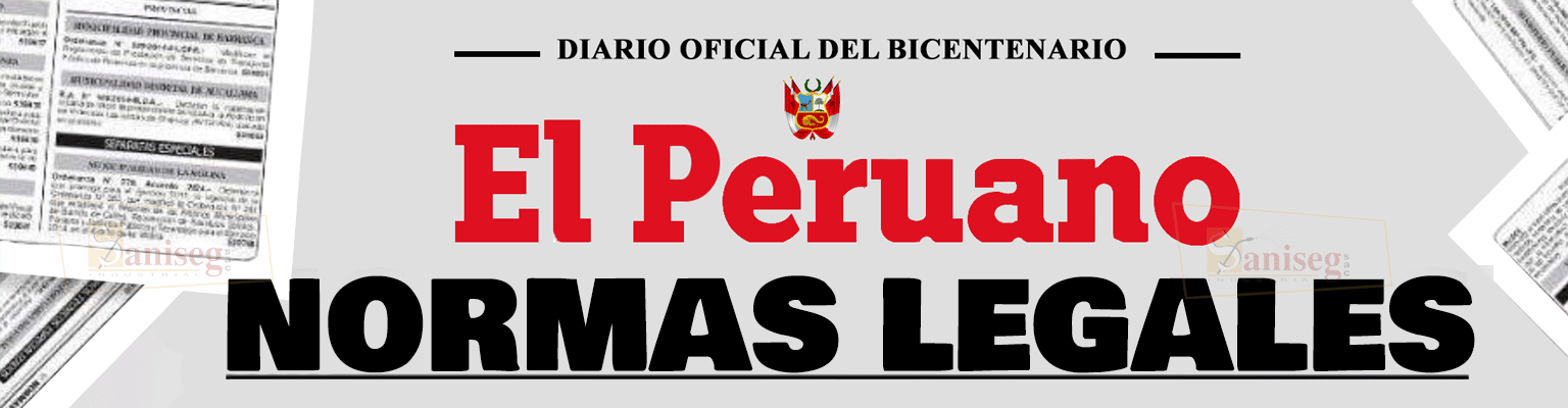 normas legales de El Peruano